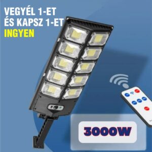 Ulična Solarna LED Svjetiljka 3000W (1+1, 1 kupiš – 1 dobiješ gratis)